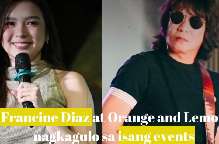 Francine Diaz at Orange and Lemon nagkagulo sa isang events